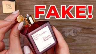 FAKE fragrance Baccarat Rouge 540 DONT GET SCAMMED Looks Like 393 Original [upl. by Langbehn]