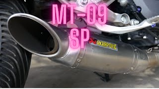 Yamaha MT09 Akrapovic Titanium Full System Exhaust [upl. by Tiffi]