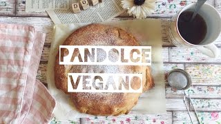 PANDOLCE VEGANO CON FARINA INTEGRALE  RIPIENO ALLE MELE [upl. by Ajat]