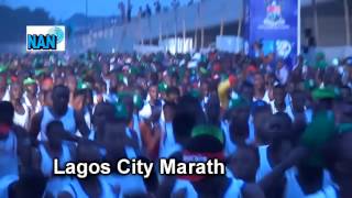 Lagos City Marathon  Start to Finish [upl. by Floss513]