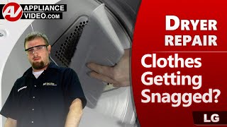 Dryer with Clothes Getting Snagged Ripped amp Damaged  Why this is Happening [upl. by Ellicott522]