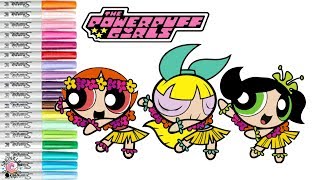 Powerpuff Girls Color Swap Blossom Bubbles Buttercup Hawaiian PPG  SPRiNKLED DONUTS [upl. by Jesus]