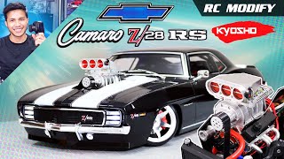 RC Modify 2  1969 Camaro V8 Supercharger Engine  RC Car [upl. by Grider]