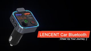 LENCENT Transmisor FM Bluetooth 50 [upl. by Adlig272]