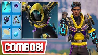 NEW BEST VOID WARRIOR ABSENZ SKIN COMBOS VOIDLANDS EXILE PACK  Fortnite [upl. by Breanne]