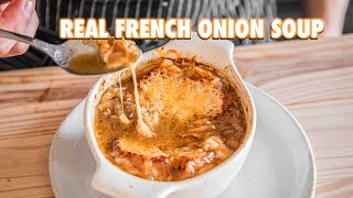 Easy Homemade French Onion Soup [upl. by Attenal]