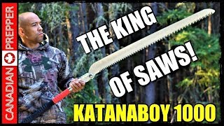 Katanaboy 1000 Worlds Fastest Largest Sharpest Hand SAW [upl. by Ativel]