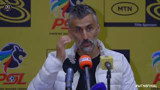 Orlando Pirates  2023 MTN8 FINAL  vs Mamelodi Sundowns  Post Match Press Conference  Part 1 [upl. by Amehsyt]