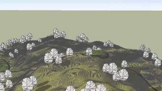 SKETCHUP TERRAIN FROM CONTOURS [upl. by Halian]