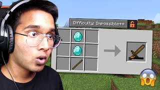 Minecraft But Its IMPOSSIBLE Difficulty [upl. by Colbert]