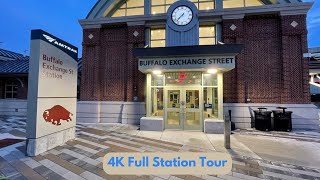 Amtrak Buffalo Exchange Street Station Full Tour [upl. by Dnalram]