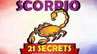 Scorpio Personality Traits 21 SECRETS [upl. by Clynes827]