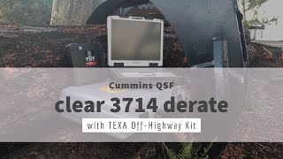 Clear 3714 Derate on Cummins QSF [upl. by Ahtennek]