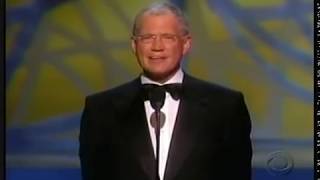 Tribute to Johnny Carson by David Letterman at the 2005 Emmy Awards [upl. by Bass851]