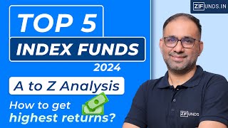 Best Nifty 50 Index Mutual Fund  Top 5 Index Fund for SIP in 2024  Best Index Funds for Long Term [upl. by Rolyab]