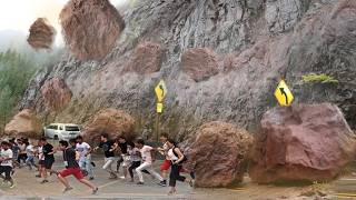 Terrifying Earth Cracks Massive Landslide Disaster Wipes Out Entire Mountain In Sichuan China [upl. by Daphna388]