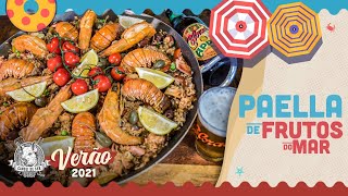 Paella Completa Como fazer Paella de Frutos do Mar  ESPECIAL DE VERÃO 3 [upl. by Eedia]