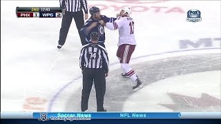 Paul Bissonnette vs Anthony Peluso Jan 13 2014 [upl. by Yug]