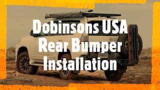 Dobinsons Rear Bumper Installation  2014 GX 460 [upl. by Reema]