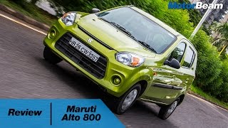 2016 Maruti Alto 800 Review  MotorBeam [upl. by Neellek]