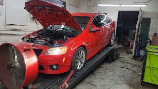 All Motor Pontiac G8 GXP Dyno [upl. by Ahselyt504]