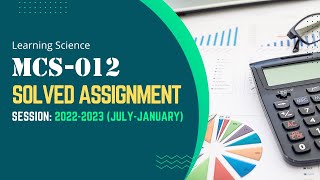 IGNOU MCS012 Solved Assignment 20222023 [upl. by Indyc]