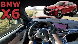 2021 BMW X6 40d xDrive  POV test drive [upl. by Arturo]