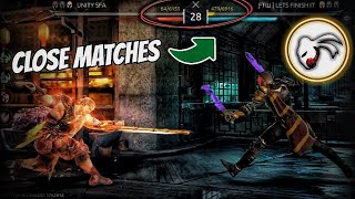 Closest Match Against UnitySFA 🔥💀  Shadow Fight 4 Arena [upl. by Seafowl]