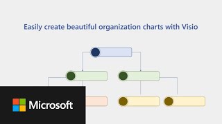 How to create org charts with Microsoft Visio [upl. by Nref]