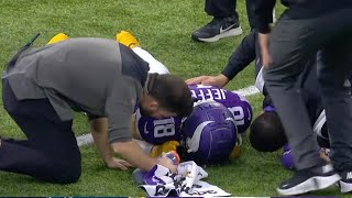 Justin Jefferson INJURY Vs Colts 🙏 Vikings Vs Colts highlights [upl. by Llekcm]