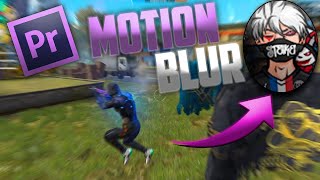 How To Add Motion Blur Effect To Your Video  Premiere Pro Tutorial [upl. by Barn]