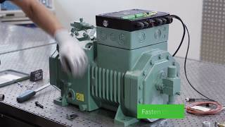 How to mount the BITZER IQ MODULE on reciprocating compressors [upl. by Udall]