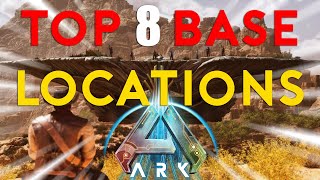 ARK Scorched Earth Ascended Top 8 Base Locations PvP [upl. by Ednutey]