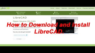 How to Download and Install LibreCAD [upl. by Sven416]