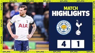 Spurs beaten by Leicester  HIGHLIGHTS  Leicester City 41 Tottenham Hotspur [upl. by Deina]