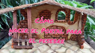 como hacer un portal para tu belen [upl. by Noed882]