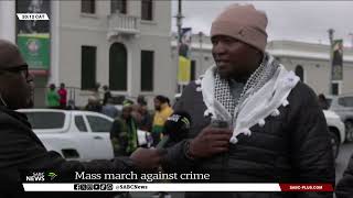 ANC leads a march in Mthatha against crime [upl. by Nahttam]