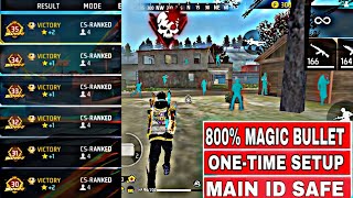 FREEFIRE 800 MAGIC BULLETHOLOGRAM  FREEFIRE NEW FULLY ANTIBLACKLIST ANTI BAN HACK VIDEO [upl. by Noonan13]