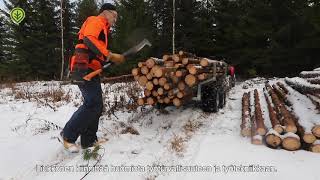 Mönkijä apuna hankintahakkuulla  Metsälehti [upl. by Naek]