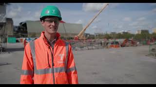 LONDONS SUPER SEWER Concrete lid complete at central point of project [upl. by Koffler587]