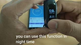 Mi band 3 brightness control and night mode deep review [upl. by Dworman234]