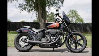 2022 Harley Davidson Street Bob 114 [upl. by Aronle320]