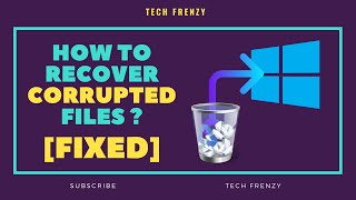 How to Recover Corrupted Files from Computer  Quick fix [upl. by Adivad649]