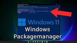 How to install and use the Windows Package Manager in Windows 11 [upl. by Wilonah]