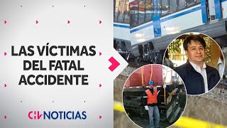 DANIEL VEGA Y JOSÉ BONNIN Las víctimas de grave accidente de trenes en San Bernardo [upl. by Ehcsrop346]