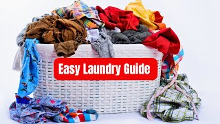 The Ultimate Beginners Guide to Laundry 101 [upl. by Ecnar839]