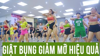 GIẬT BỤNG GIẢM MỠ TOÀN THÂN HIỆU QUẢ  BẢO NGỌC AEROBIC [upl. by Ayila]