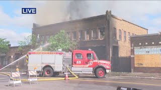 Fire Crews Struggle To Keep Up With Fires In Minneapolis Unrest [upl. by Jeremy]