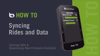 Bryton Rider 750  Uploading Rides amp Data Sync [upl. by Kyd]