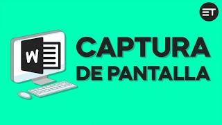 Cómo CAPTURAR la PANTALLA en WORD para PROFESORES y ALUMNOS EducaTutos [upl. by Oicnevuj]